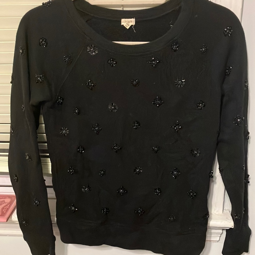 Xxs j crew sweater with jewels